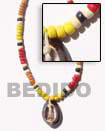 4-5 mm coco pukalet Natural Combination Necklace