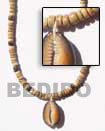 4-5 mm coco pukalet Natural Combination Necklace