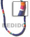 4-5 mm coco heishe Natural Combination Necklace