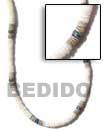 white shell w/ green Shell Necklace