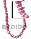 4-5 mm coco heishe Natural Combination Necklace
