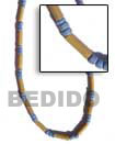 bamboo tube w/ coco alternate necklace