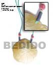 leather thong w/ MOP Leather Necklace