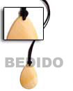 leather thong w/ melo Leather Necklace