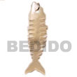 Natural hammershell fishbone pendants Shell Pendant