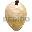 inverted MOP teardrop w/ Shell Pendant