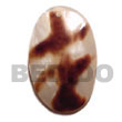 oval hammershell w/ skin Shell Pendant