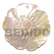 MOP sunshine flower 40mm Shell Pendant