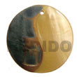 round MOP w/ natural Shell Pendant