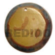round MOP w/ embossed Shell Pendant