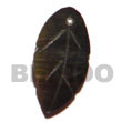 Natural blacklip leaf 15mm pendants Shell Pendant