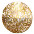 round 40mm hammershell w/ Hand Painted Pendant