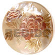 round 40mm hammershell w/ Hand Painted Pendant