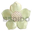 natural jewelry natural fashion 45mm light green hammershell Shell Pendant Shell Pendant