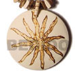 Natural 50mm round coco pendant Coco Pendant