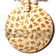 Natural 50mm round coco pendant Coco Pendant
