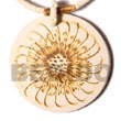 Natural 50mm round coco pendant Coco Pendant