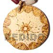 Natural coco pendant with scallop Coco Pendant