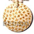 Natural coco pendant w/ tiger Coco Pendant