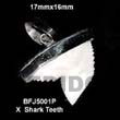 x shark teeth pendant Bone Horn Pendant