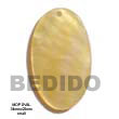 oblong MOP pendant Shell Pendant