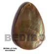 brown lip teardrop pendant Shell Pendant