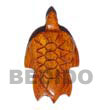 wood turtle pendant