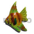 fish handpainted wooden Fridge Magnets