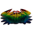 crab hand painted wooden Fridge Magnets
