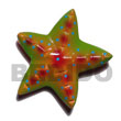 starfish hand painted wooden Fridge Magnets