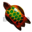sea turtle hand painted Fridge Magnets