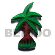 coco tree handpainted wooden Fridge Magnets
