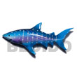 shark hand painted wooden Fridge Magnets